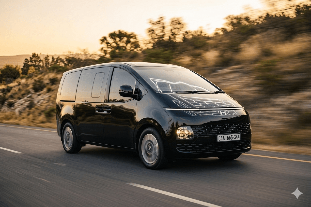 Private chauffeur hire in Cape Town with luxury vehicle and driver